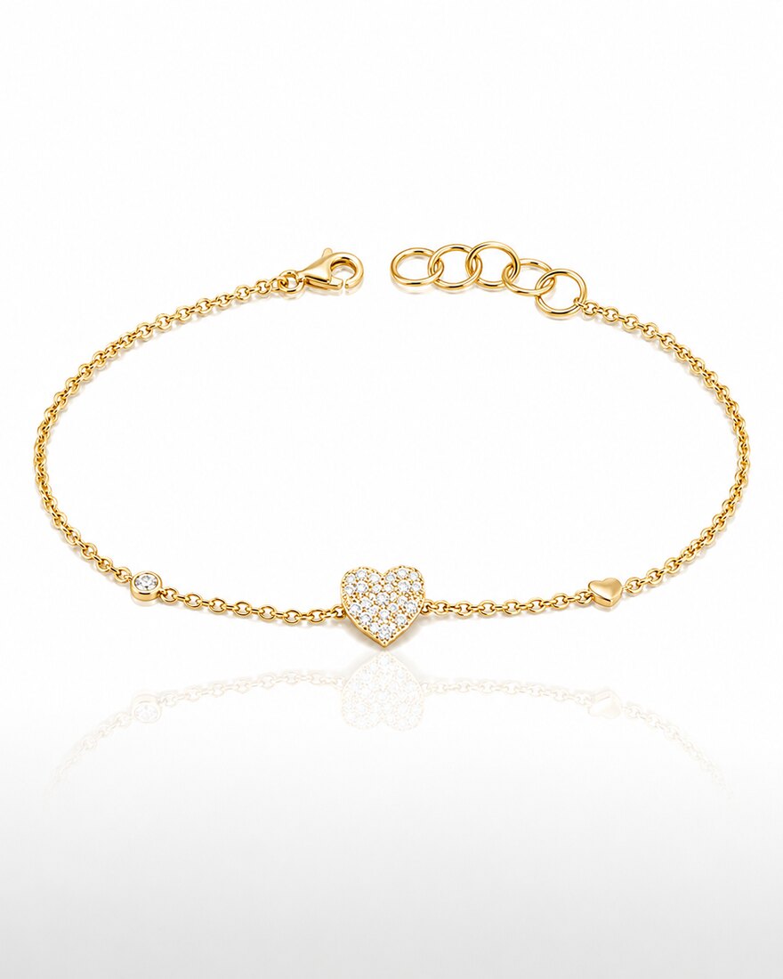 Bracciale con Cuore Pavé 3